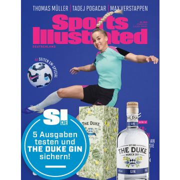 Lesen Sie 5 Ausgaben SPORTS ILLUSTRATED im Sparpaket mit THE DUKE Gin