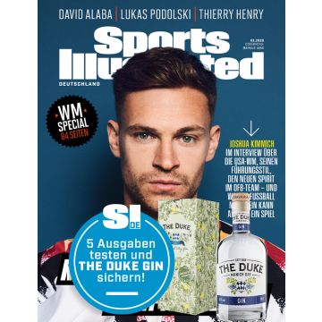 Lesen Sie 5 Ausgaben SPORTS ILLUSTRATED im Sparpaket mit THE DUKE Gin