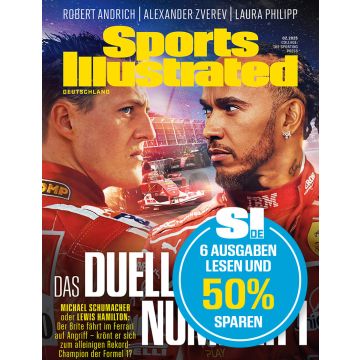 6 Ausgaben Sports Illustrated + 50% Rabatt