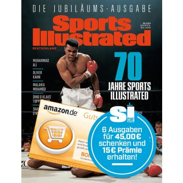 Verschenken Sie 6 Ausgaben SPORTS ILLUSTRATED frei Haus und wir beschenken Sie!