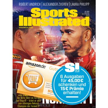 Verschenken Sie 6 Ausgaben SPORTS ILLUSTRATED frei Haus und wir beschenken Sie!