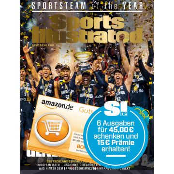 Verschenken Sie 6 Ausgaben SPORTS ILLUSTRATED frei Haus und wir beschenken Sie!