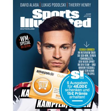 Verschenken Sie 6 Ausgaben SPORTS ILLUSTRATED frei Haus und wir beschenken Sie!